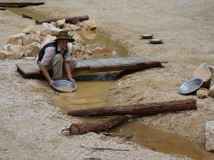 gold panning