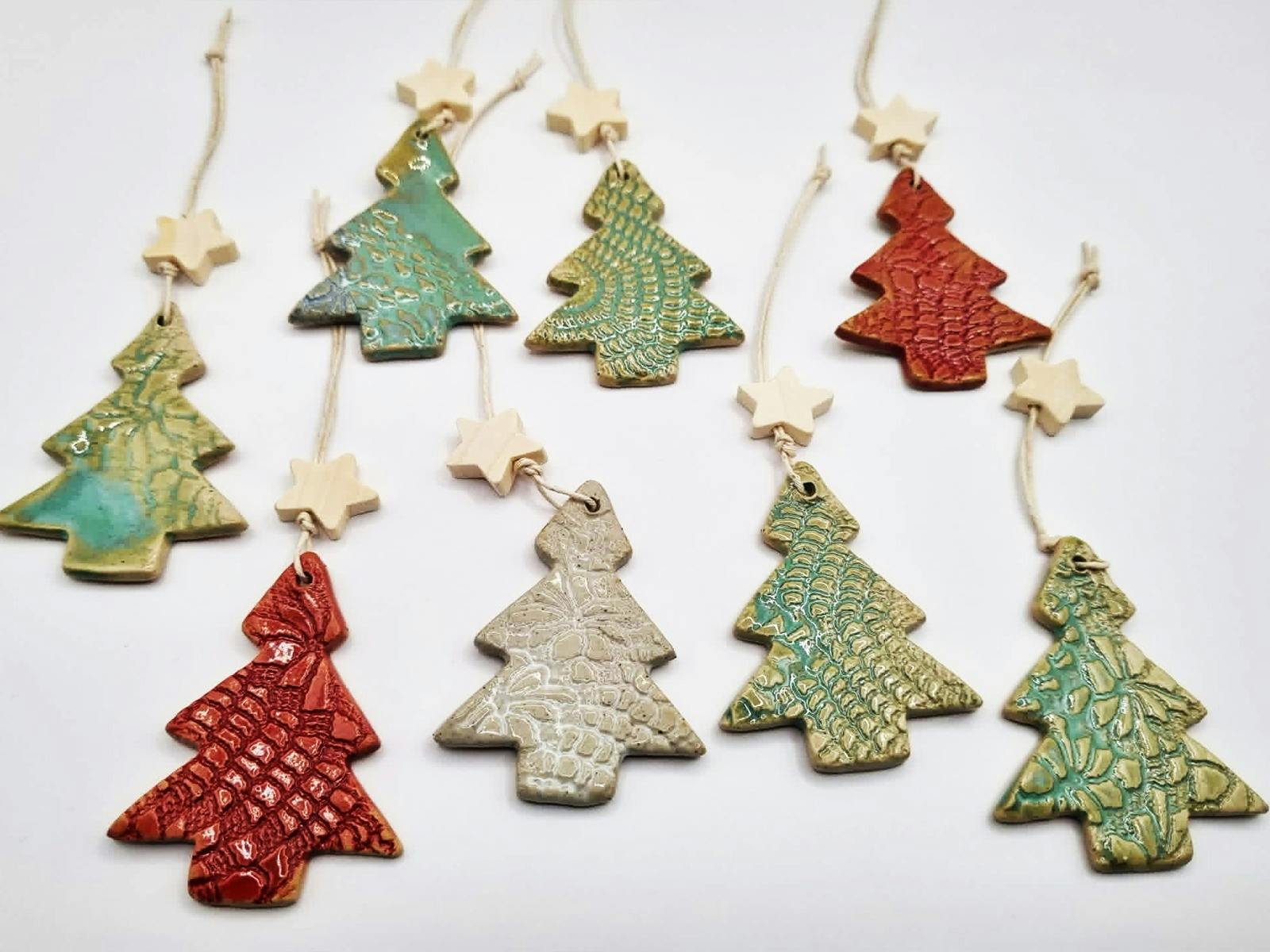 Erin Harrald, Ceramic Christmas Tree Decorations