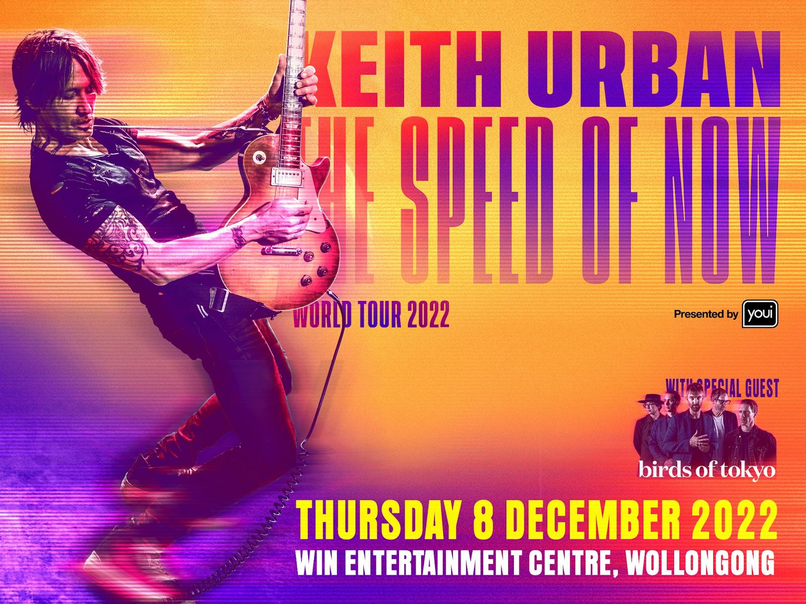 Image for Keith Urban - The Speed of Now World Tour, Presented by Youi - RESCHEDULED