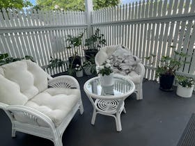 Outside courtyard Suite 2