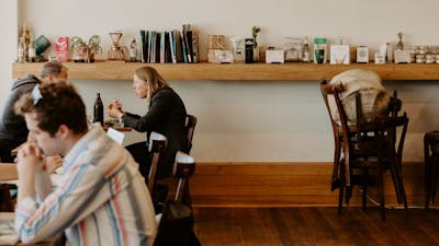 inside the cafe