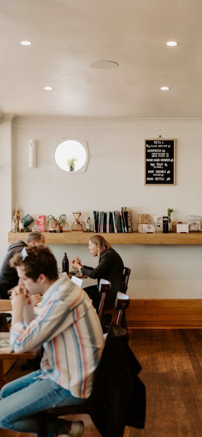 inside the cafe