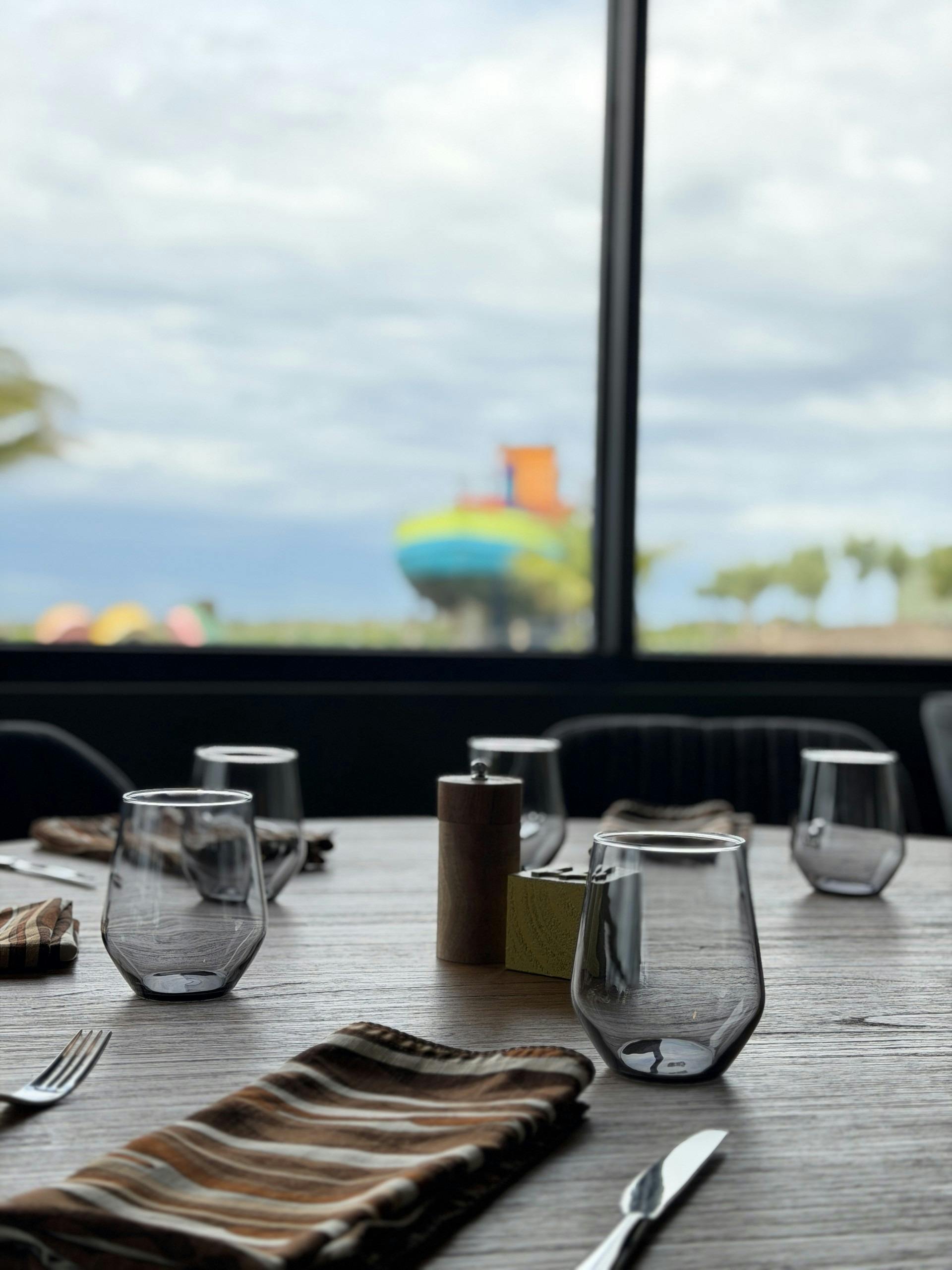 Vineyard and garden views Bellarine Peninsula Winery restaurant