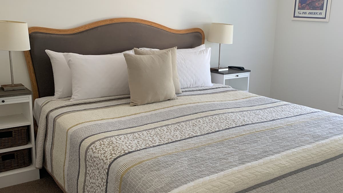 Main Bedroom with king beds in some apartments