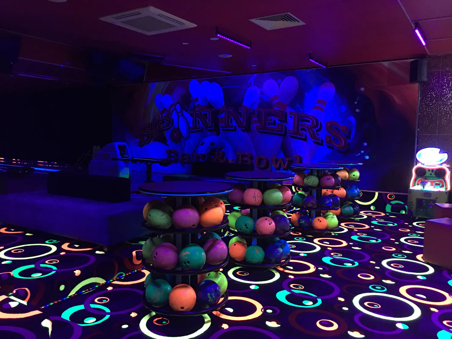 Glow in the Dark bowling