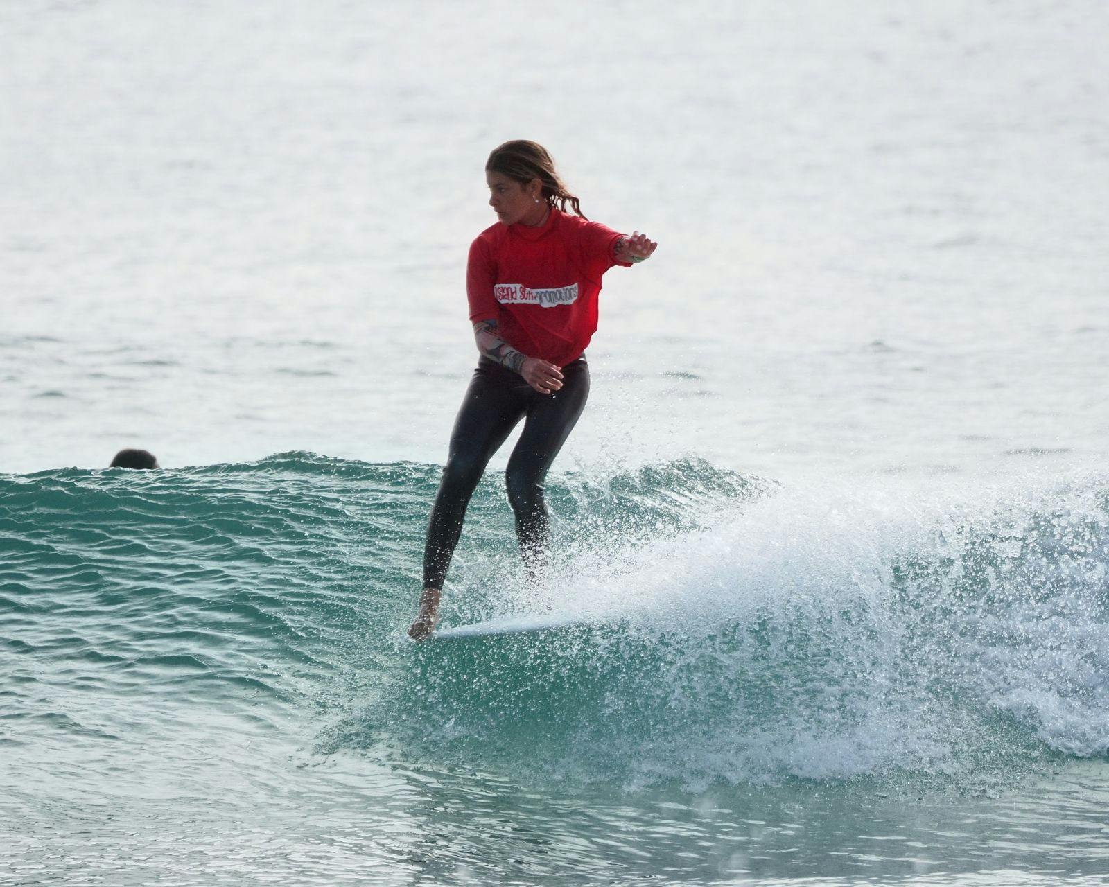 Female surfer