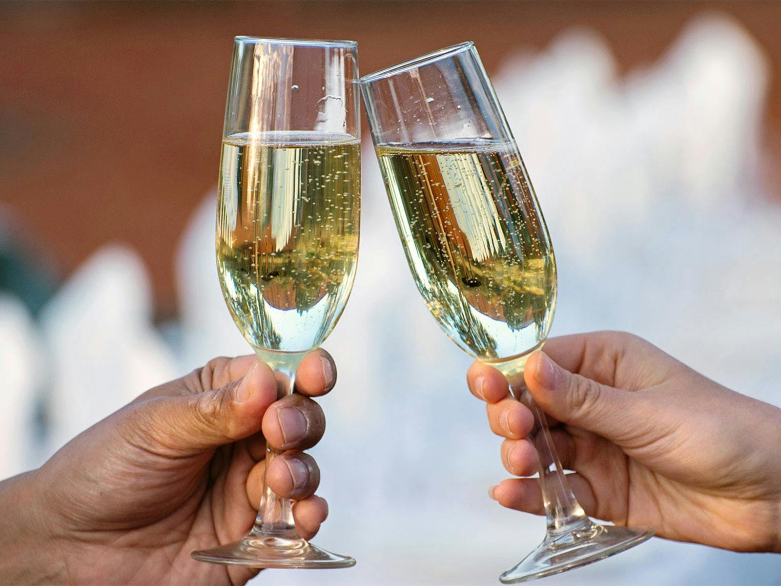 Sparkling Wine at Uluru