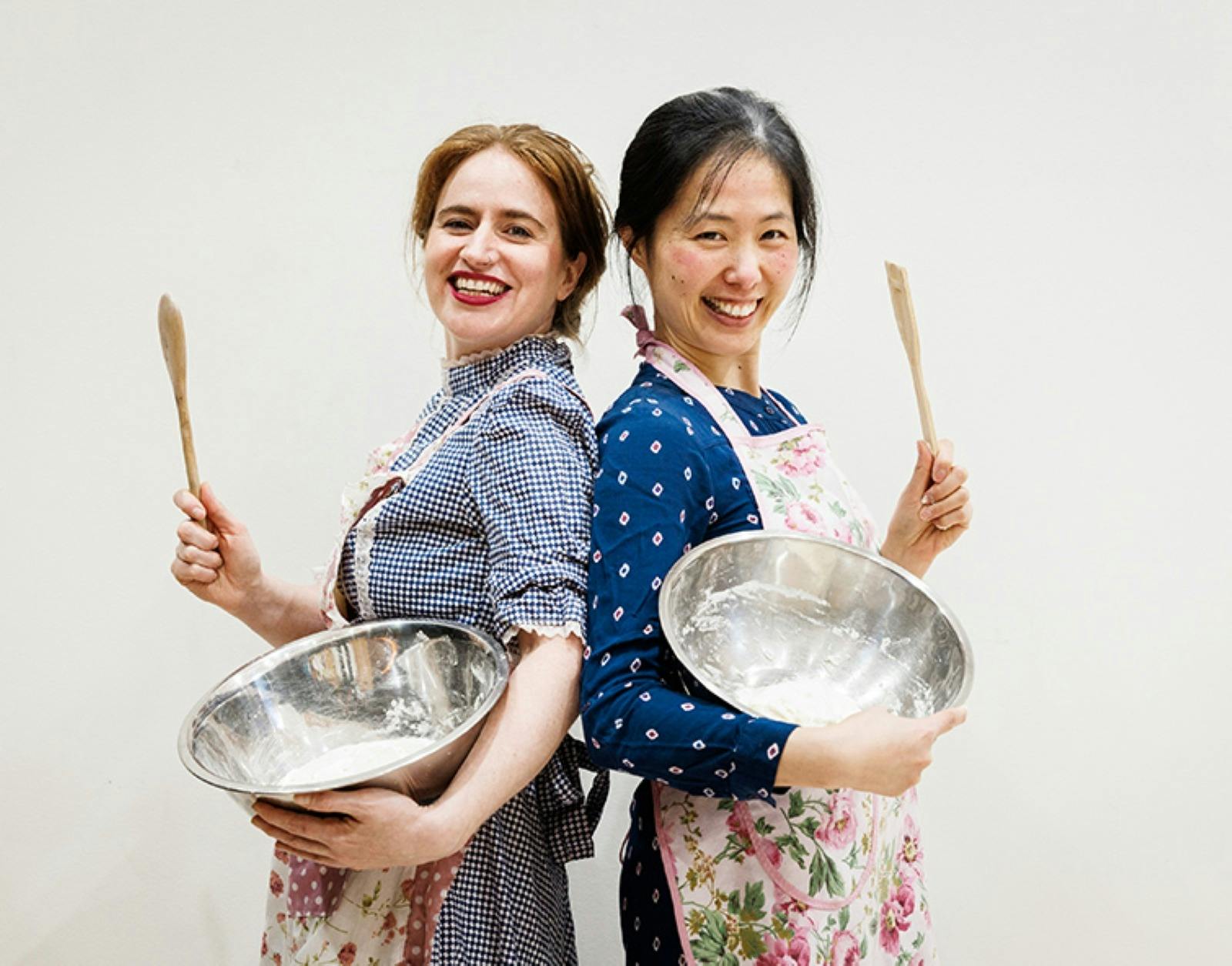 Sophia Constantine and Jennifer Tran, MaaMaa and Nonna's Kitchen performers and co-creators