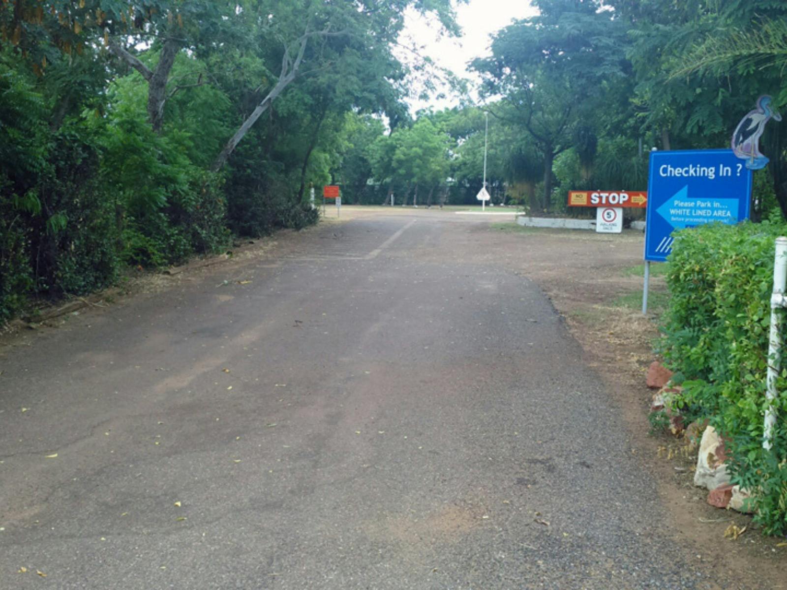 Normanton Tourist Park Entrance