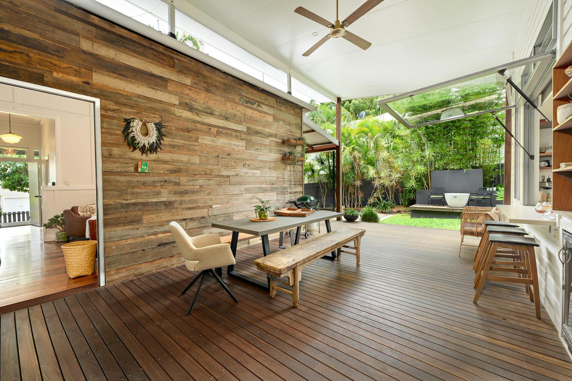 Internal Outdoor Dining Area