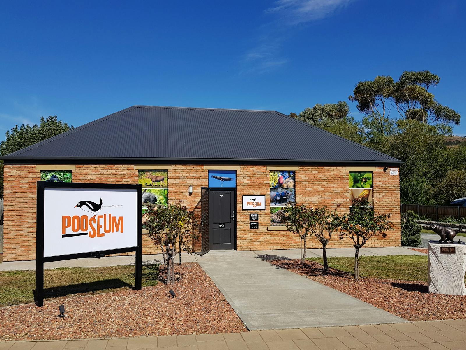 Pooseum, a new science museum about animal droppings in Richmond, Tasmania
