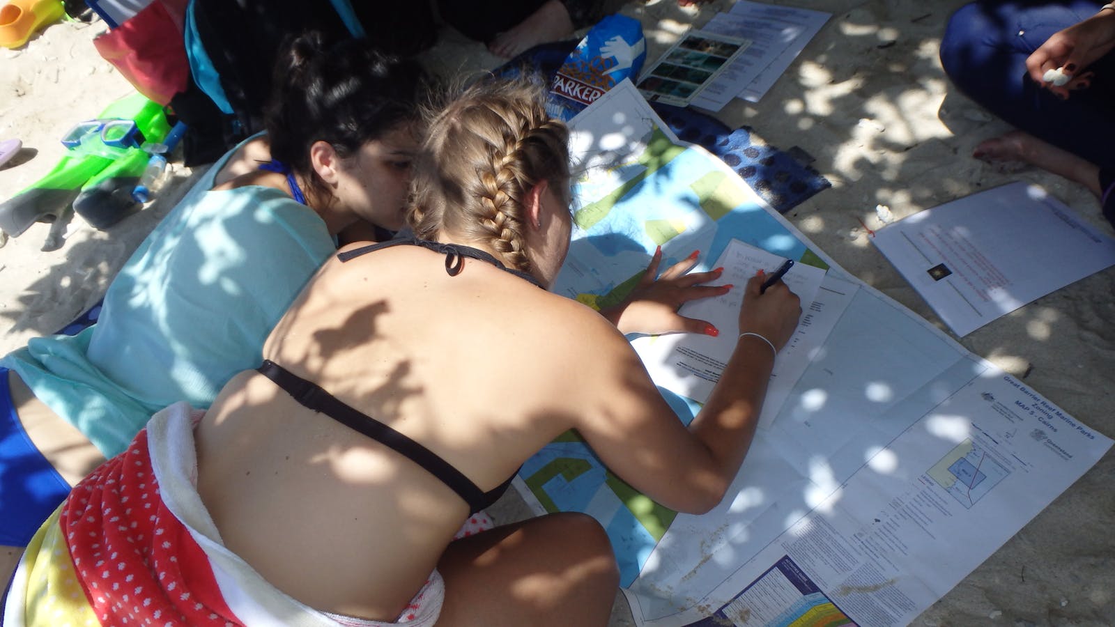 Geography student camp Great Barrier Reef