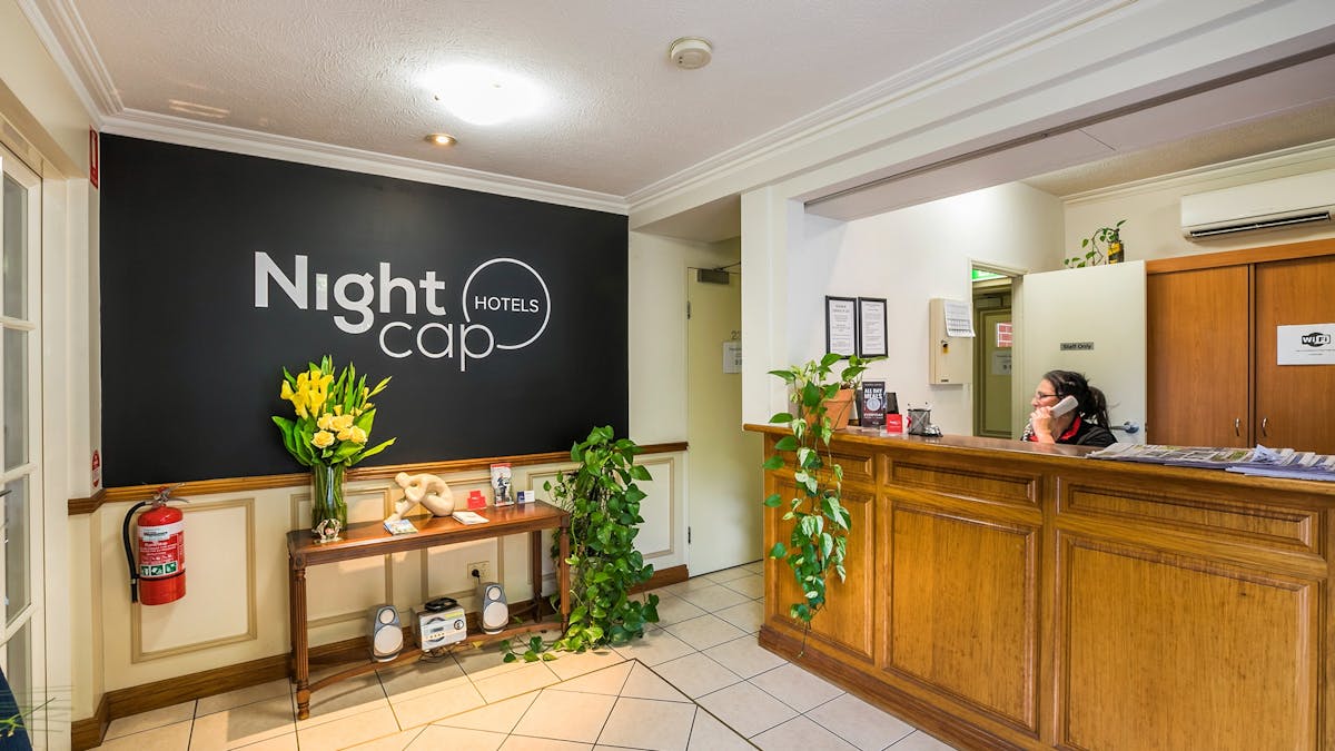 Reception at Nightcap Federal Hotel