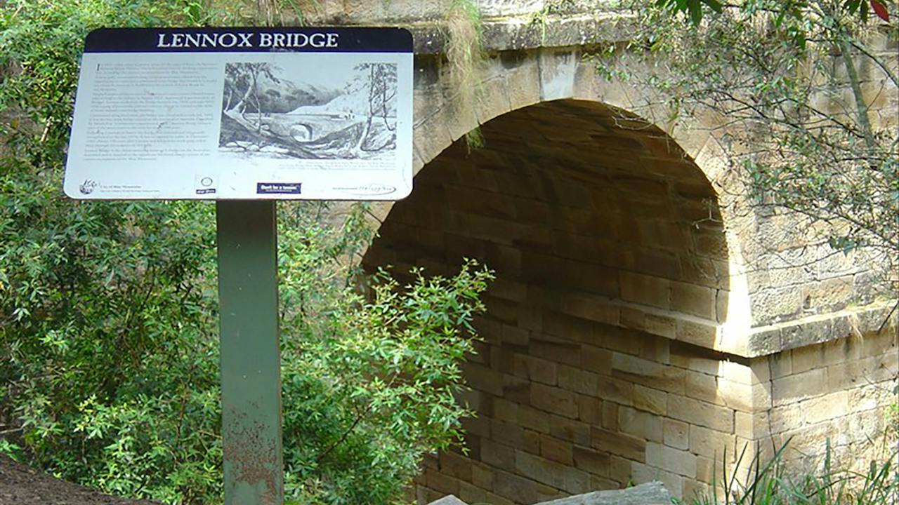 Lennox Bridge in The Blue Mountains