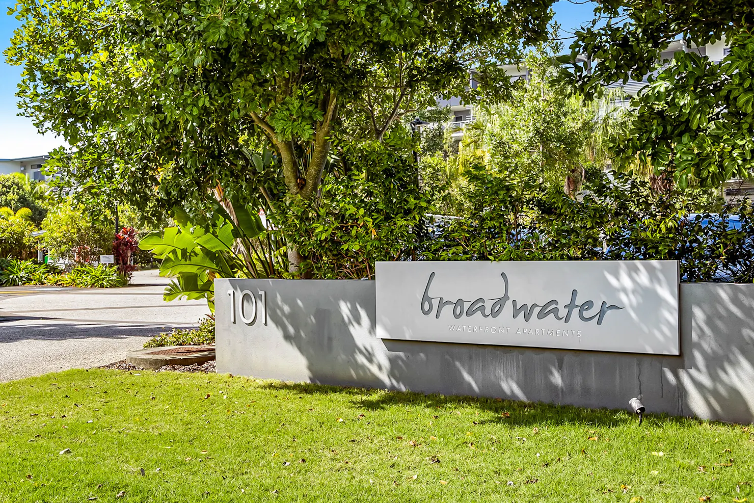Entrance to resort Accommodation