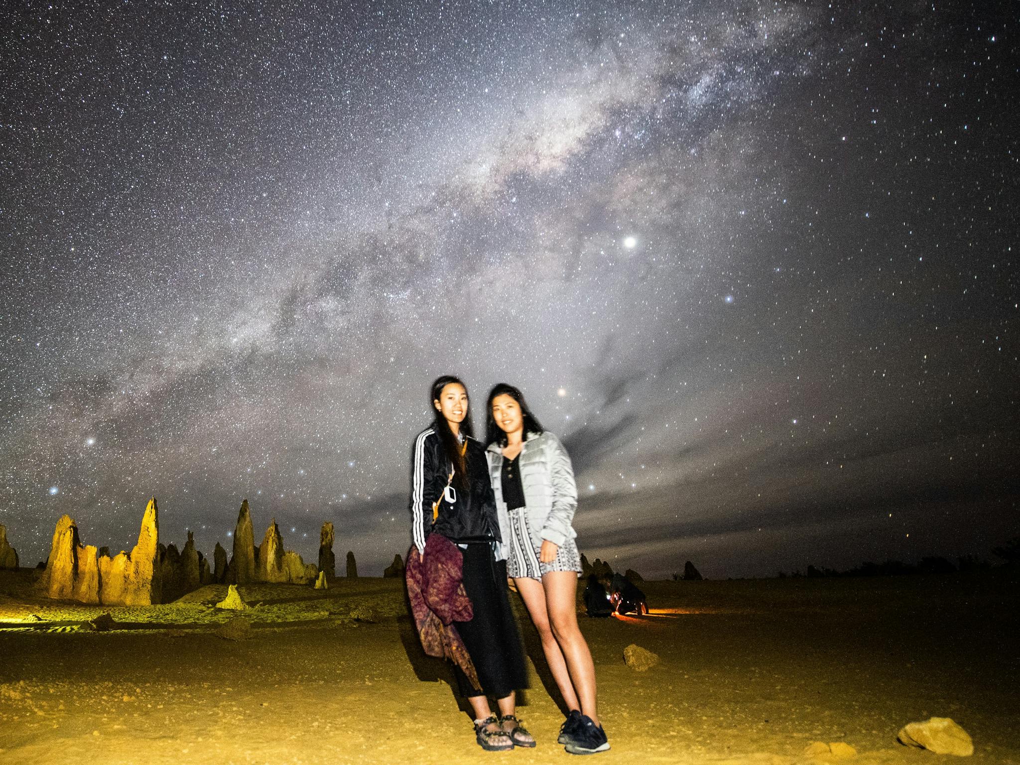 Star Filled Sky over the Pinnacles Desert