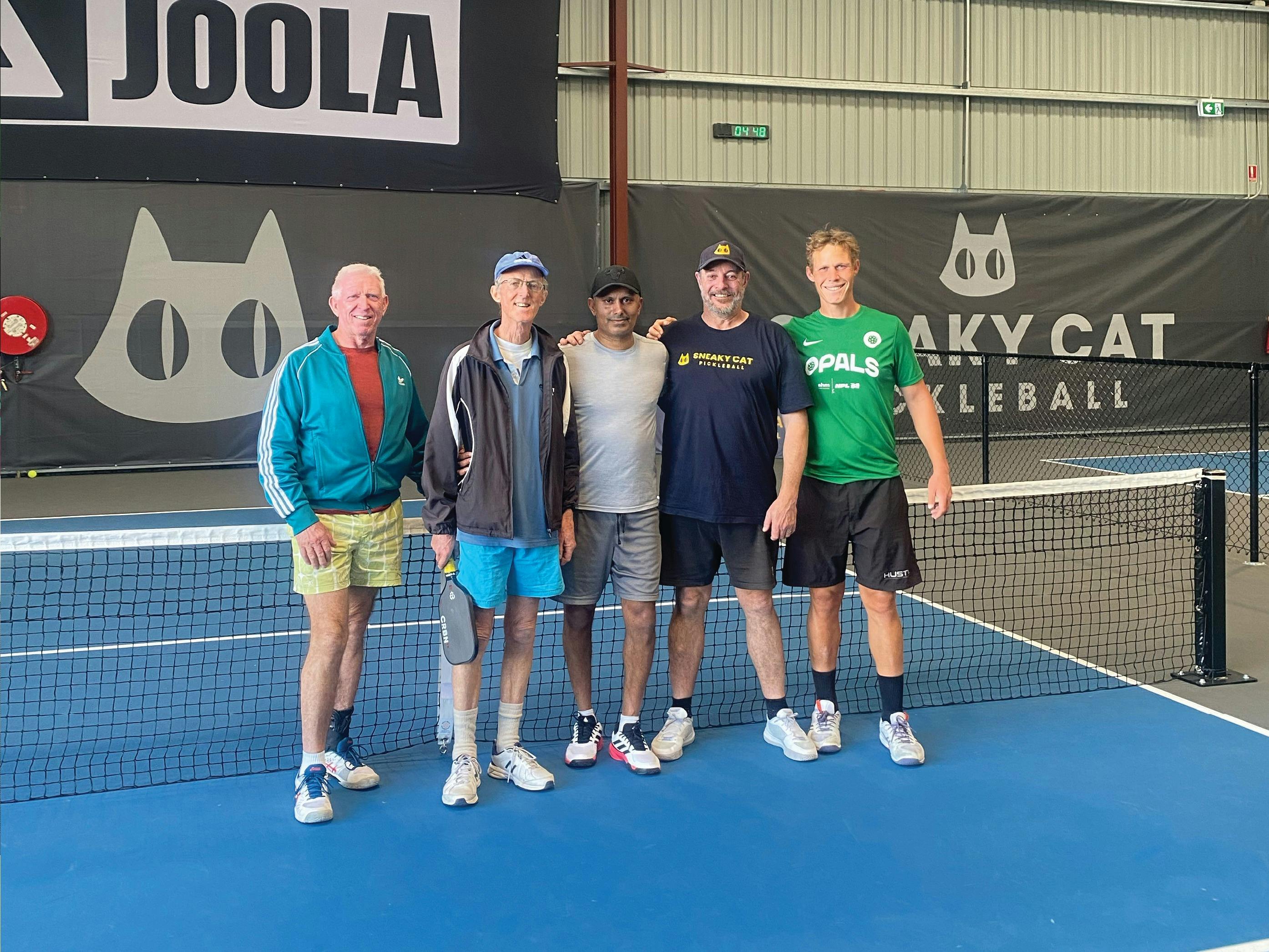 Coaching session with Pro Players at Sneaky Cat Pickleball.