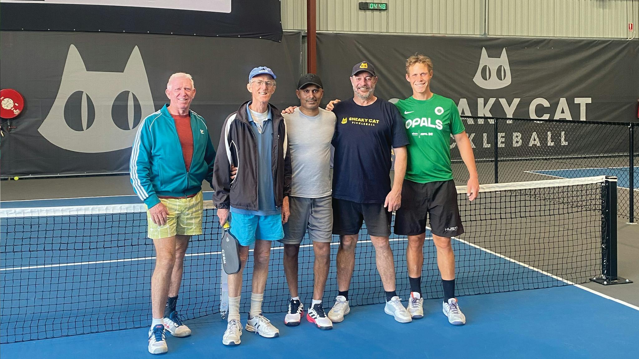 Coaching session with Pro Players at Sneaky Cat Pickleball.