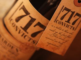 717 CONVICT label - a tribute to Darren's convict past
