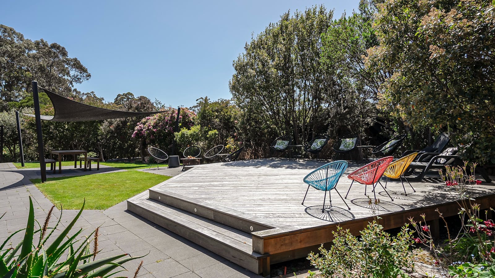 Outdoor seating area