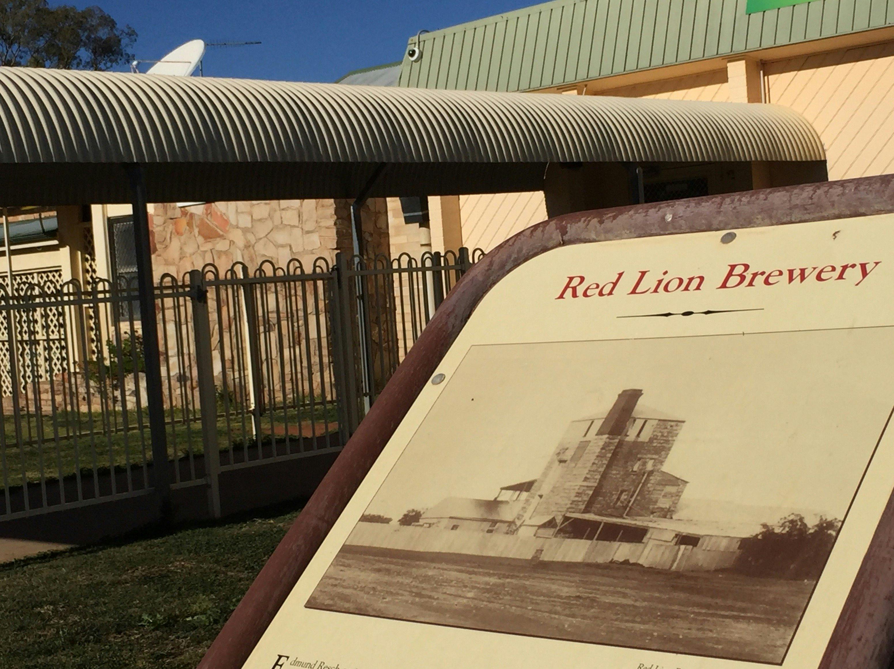Red Lion Brewery History Plaque
