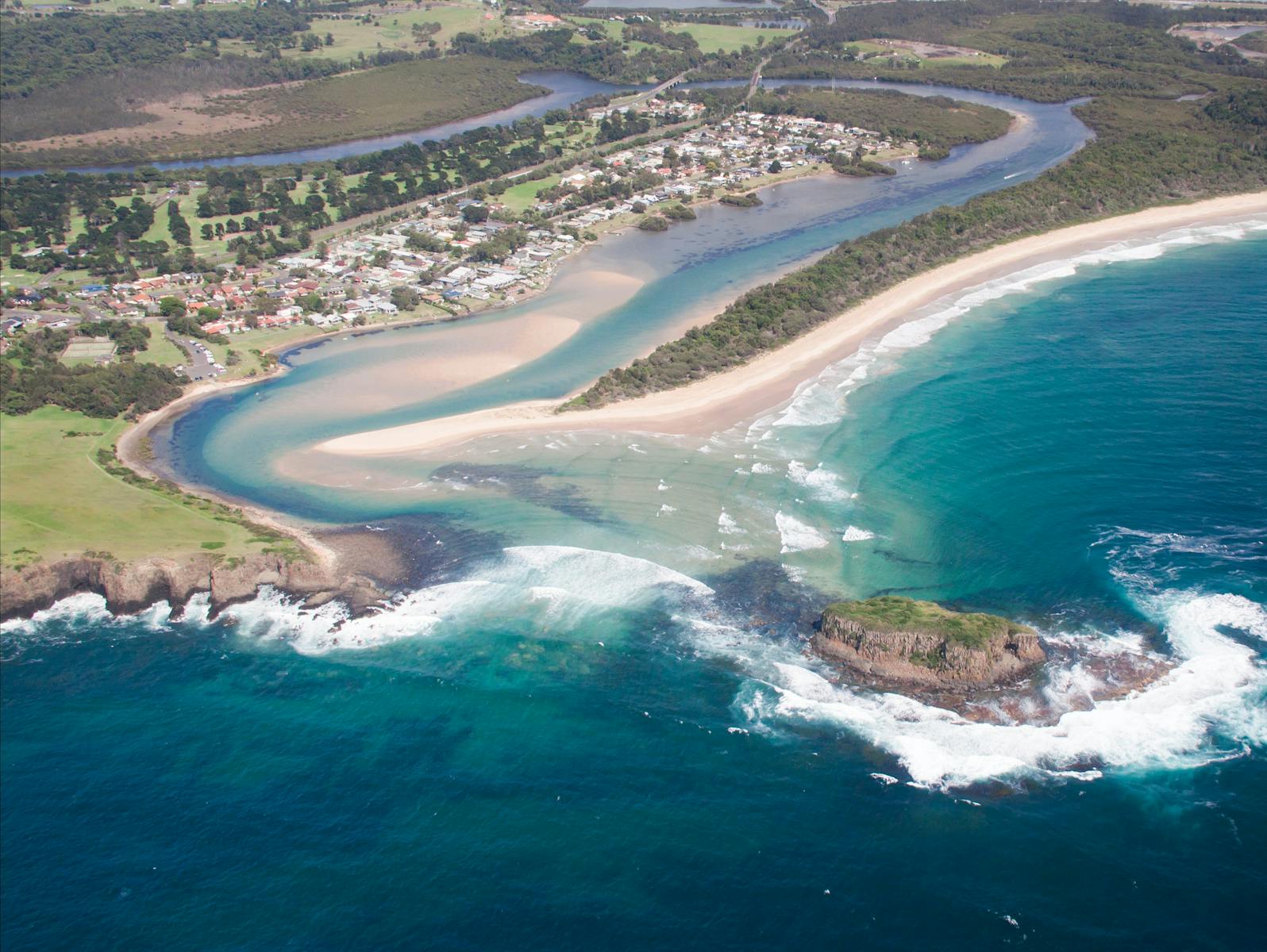 Aerial view of Minnamurra