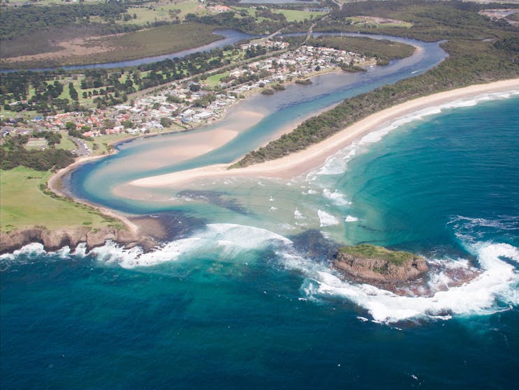 Aerial view of Minnamurra