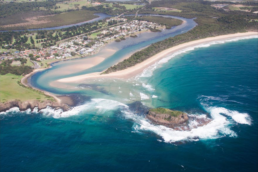 Aerial view of Minnamurra