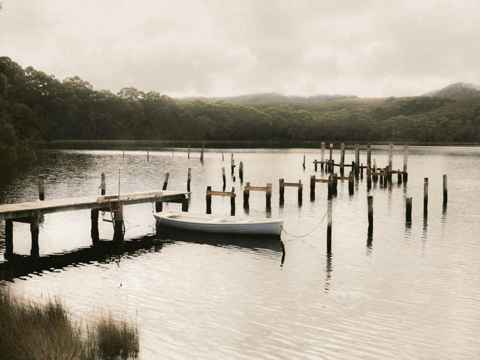West Coast Tasmania, Lettes Bay Heritage Listed Shack Fishing Village