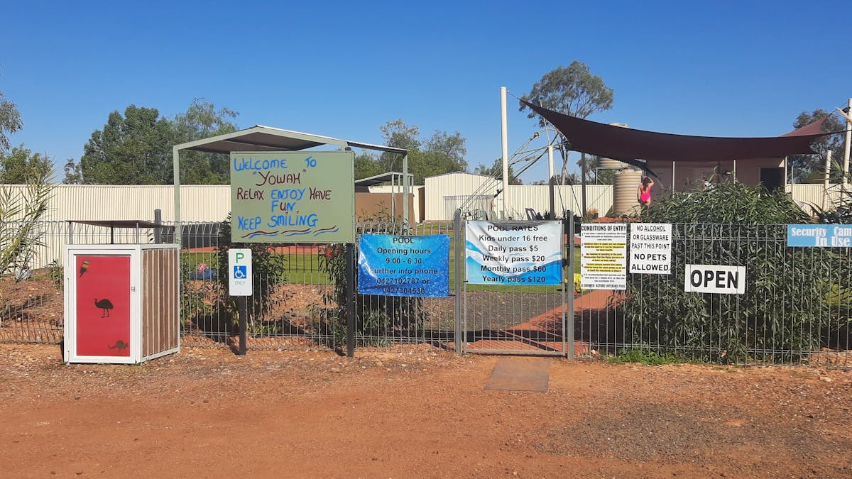 Entry to pools