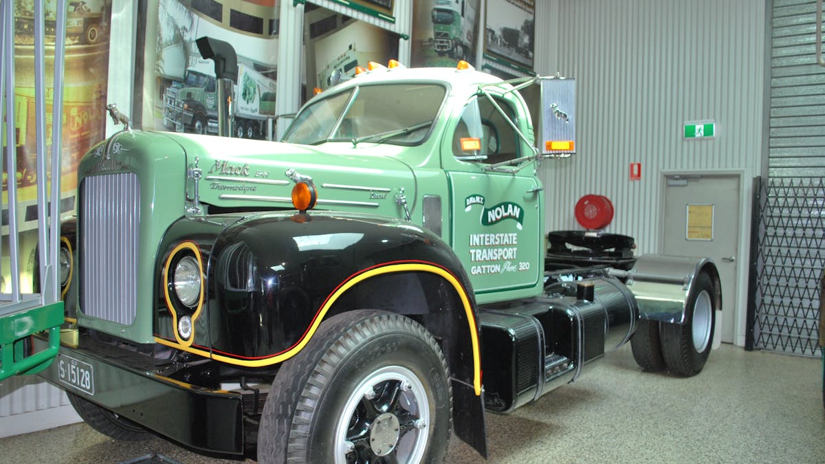 Nolans Truck on display at the museum