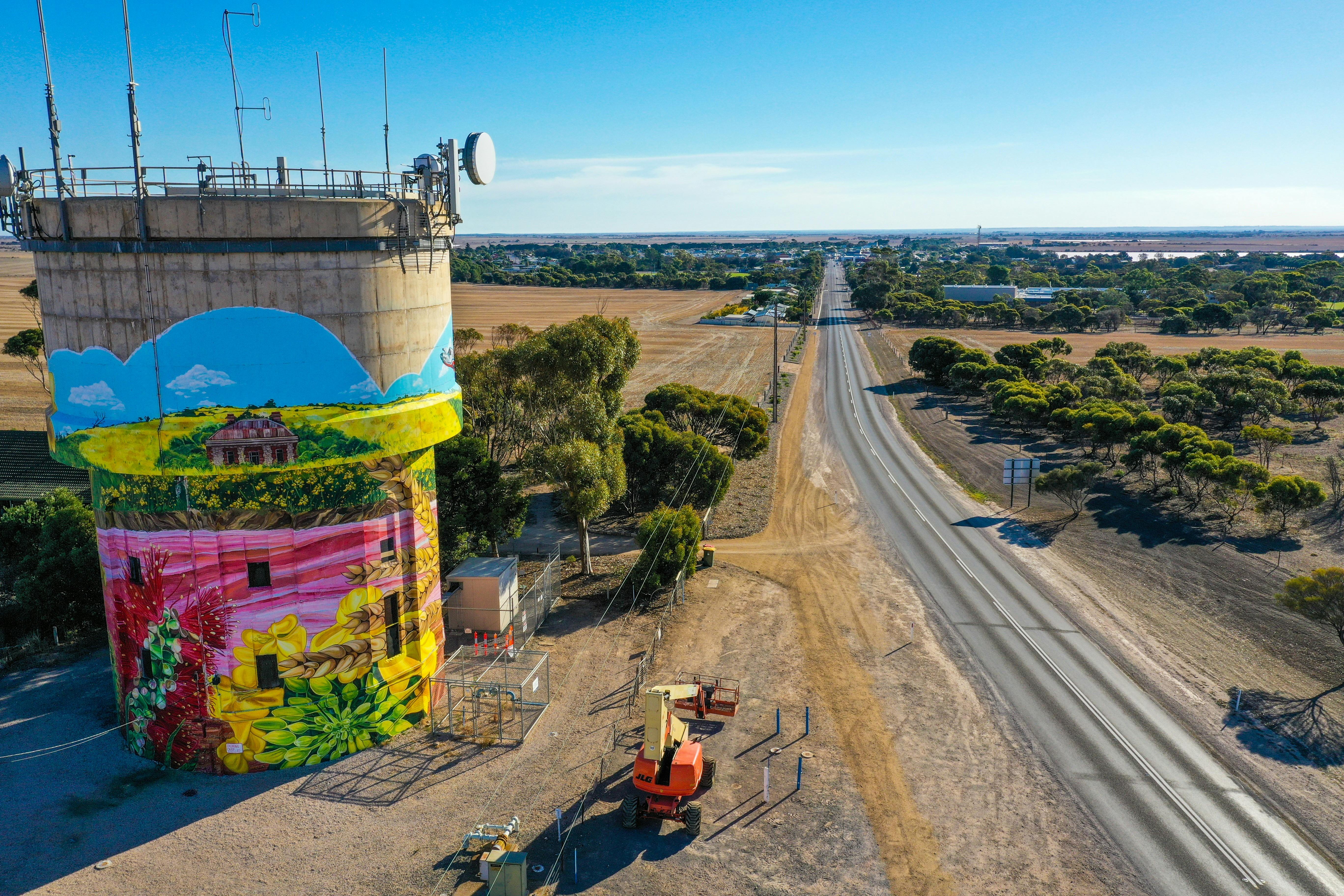 Yorketown Water Tower Mural
