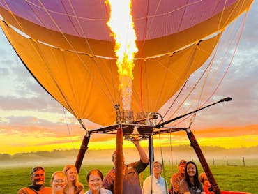 Sunrise balloon flights