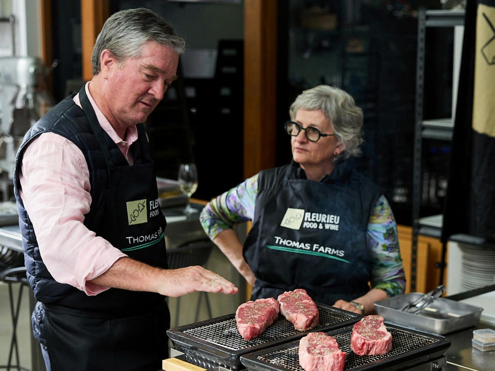 Cook over a hibachi grill