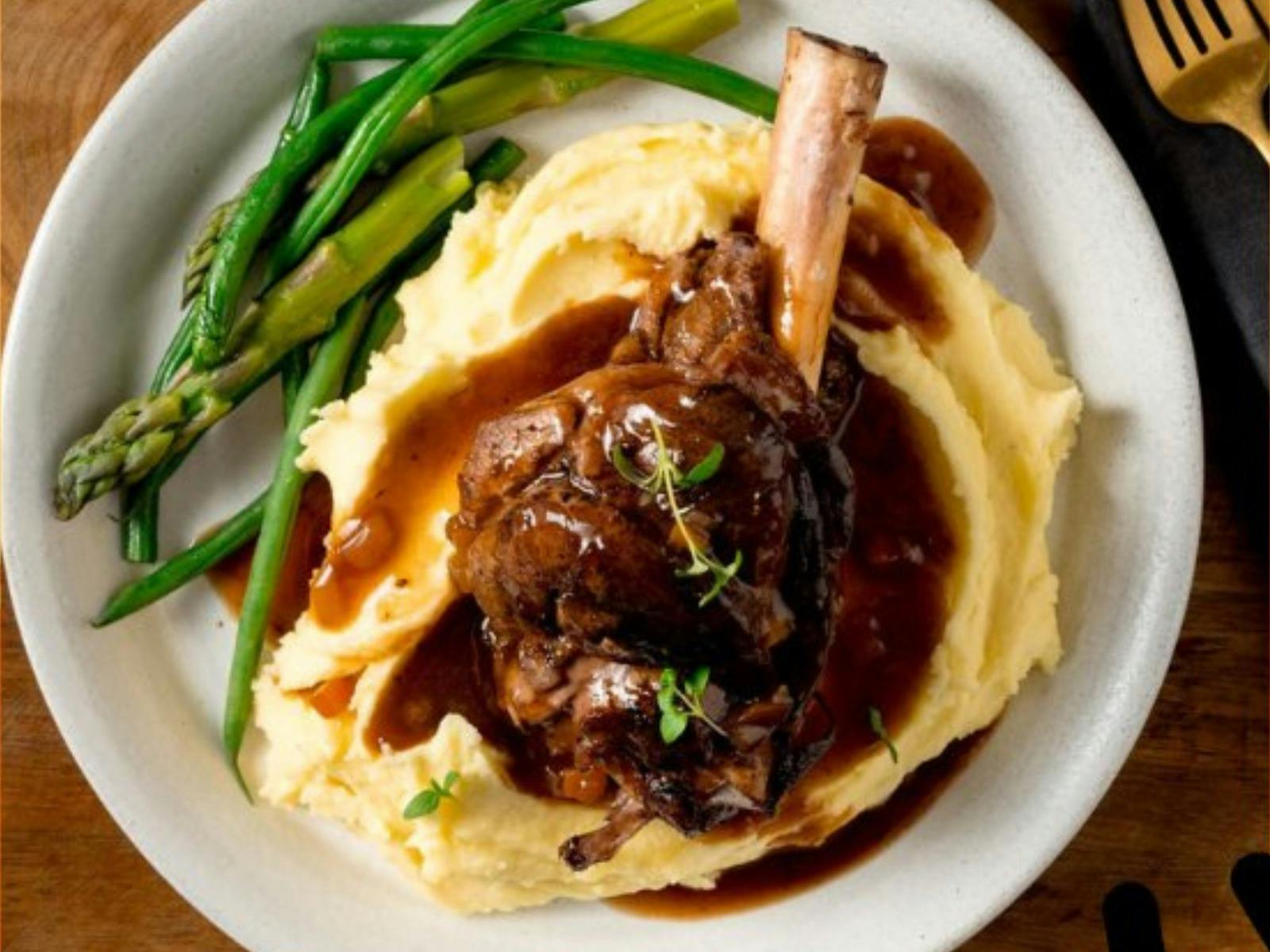 トランドルホテルの美味しいラムシャンク