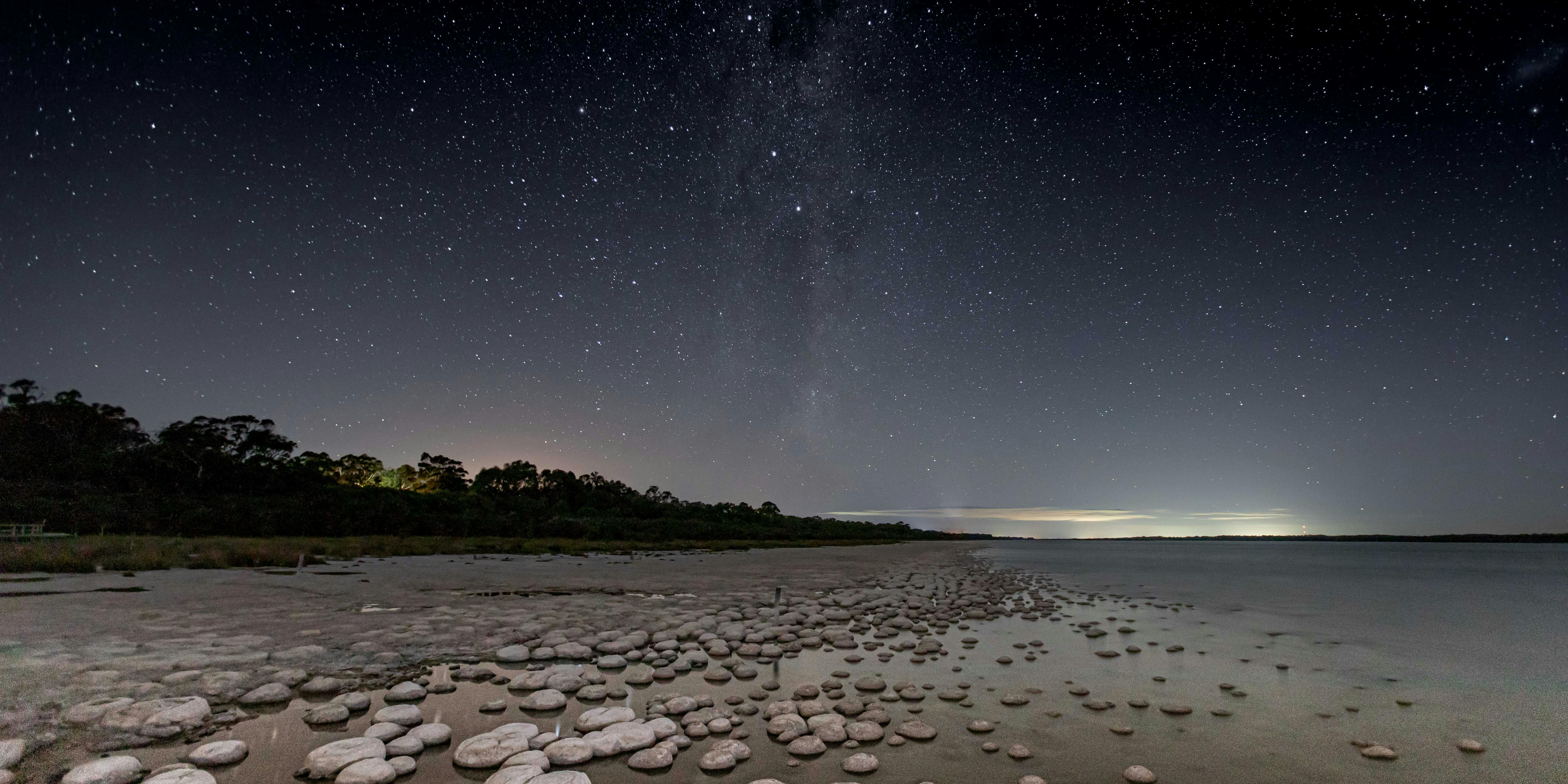 Milkyway over the Thrombolites of Lake Clifton