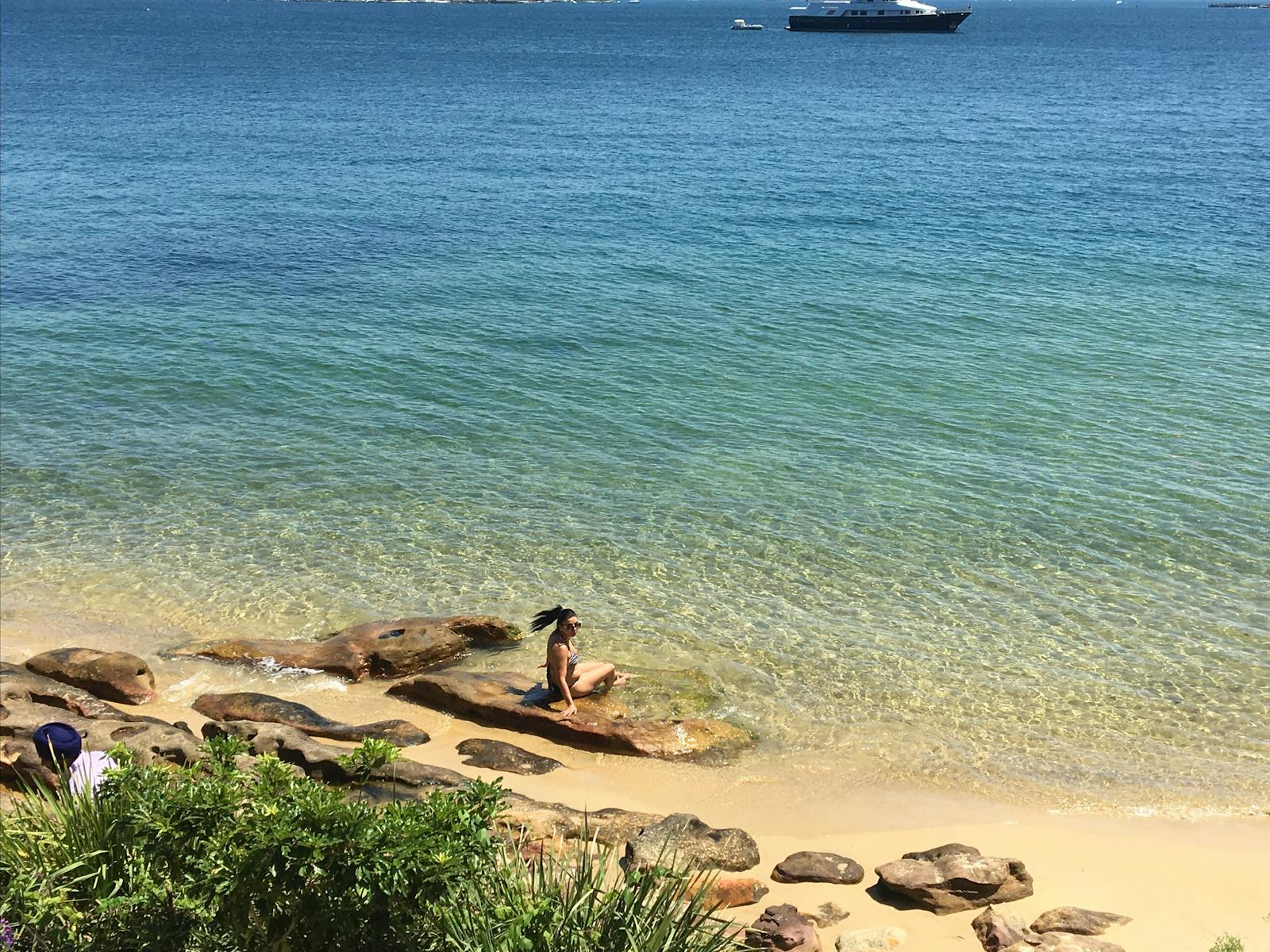 a Sydney harbour beach