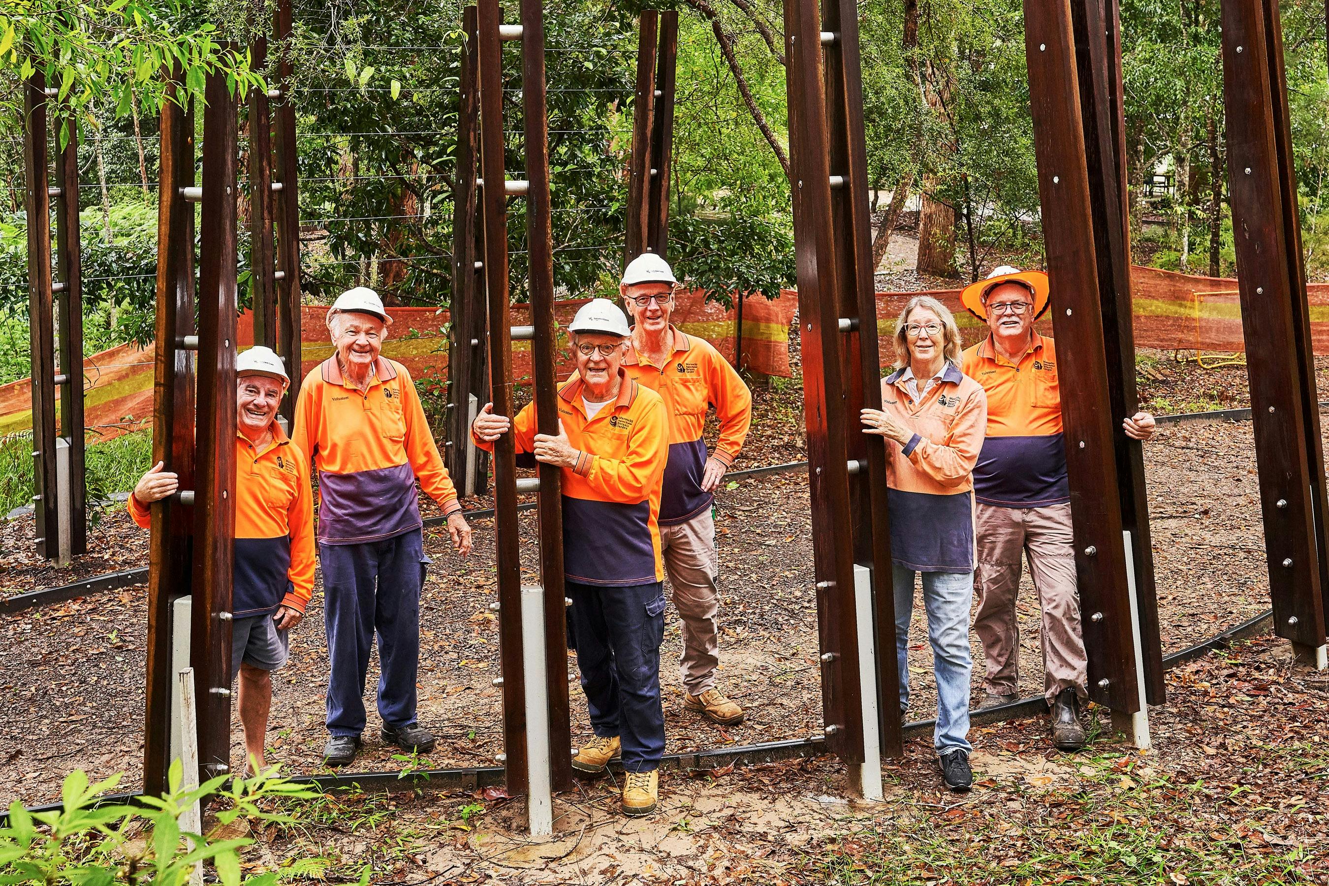Workers on site