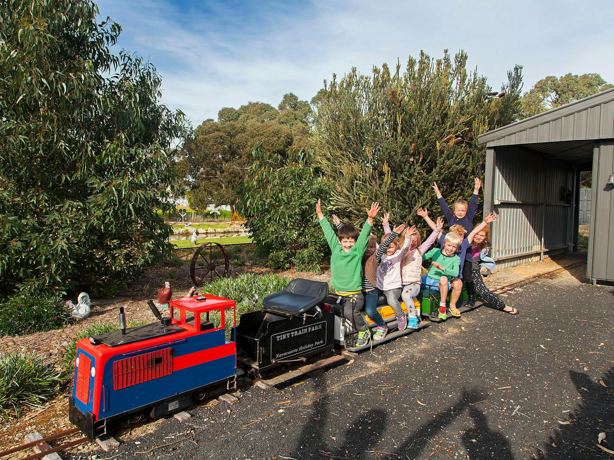 Kids on the Tiny Train