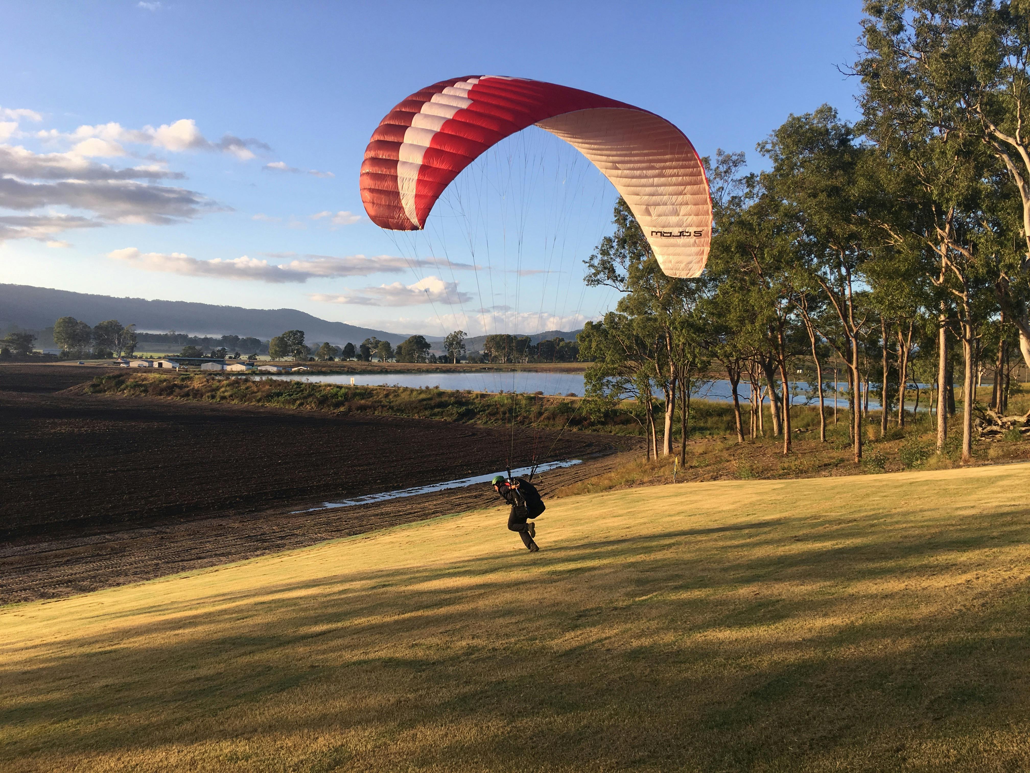 Paragliding course, Day two.