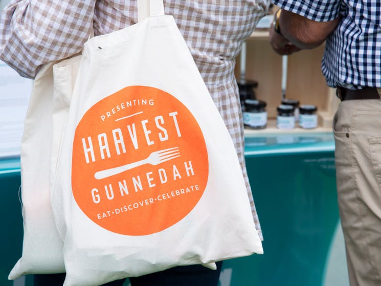 Bag with Harvest Logo