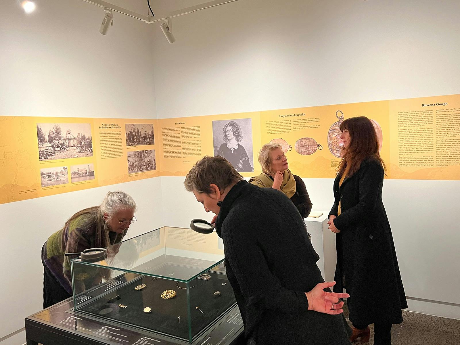 Art of Gold exhibition installation 3