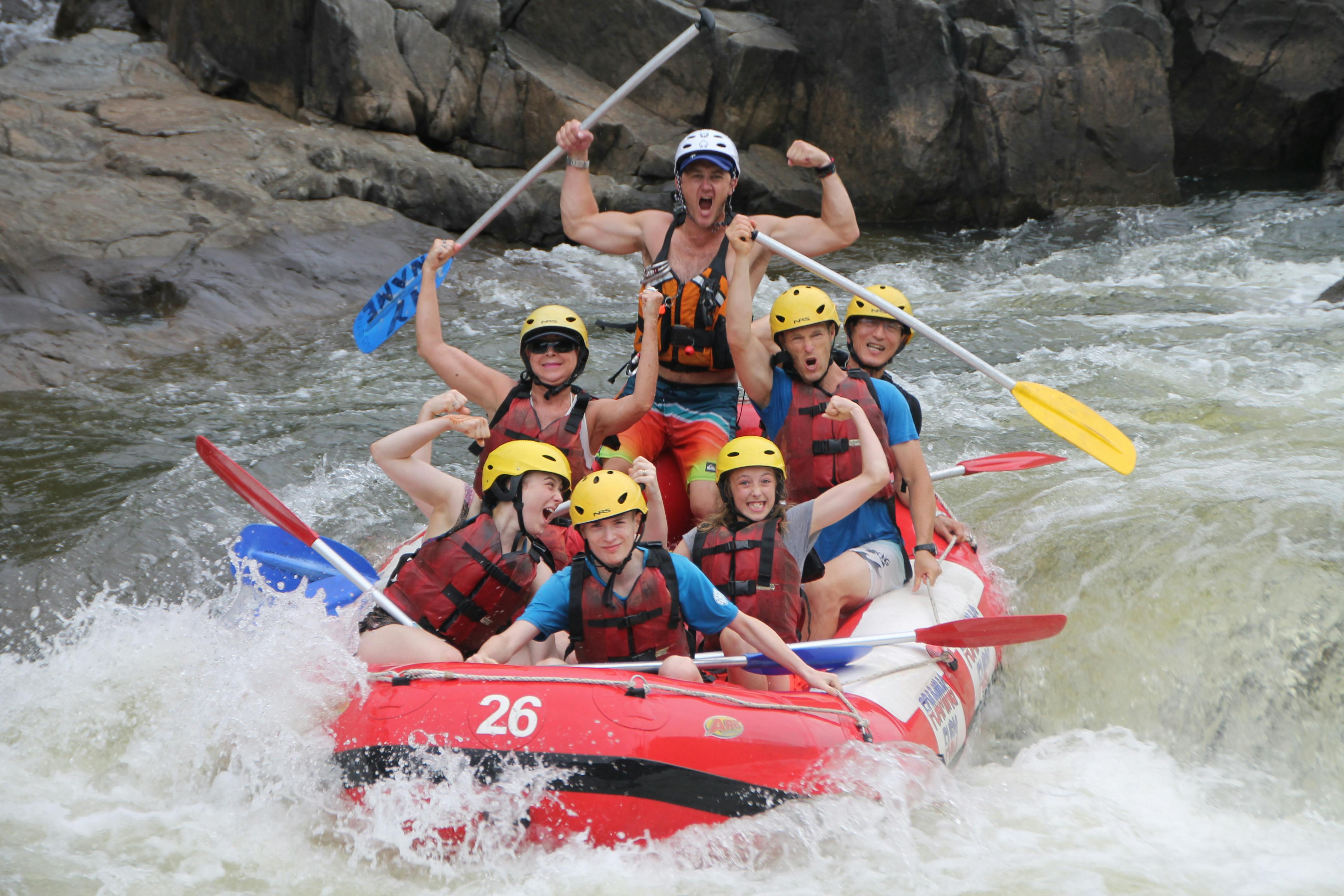 Foaming Fury, white-water rafting, cairns, tours, adventure