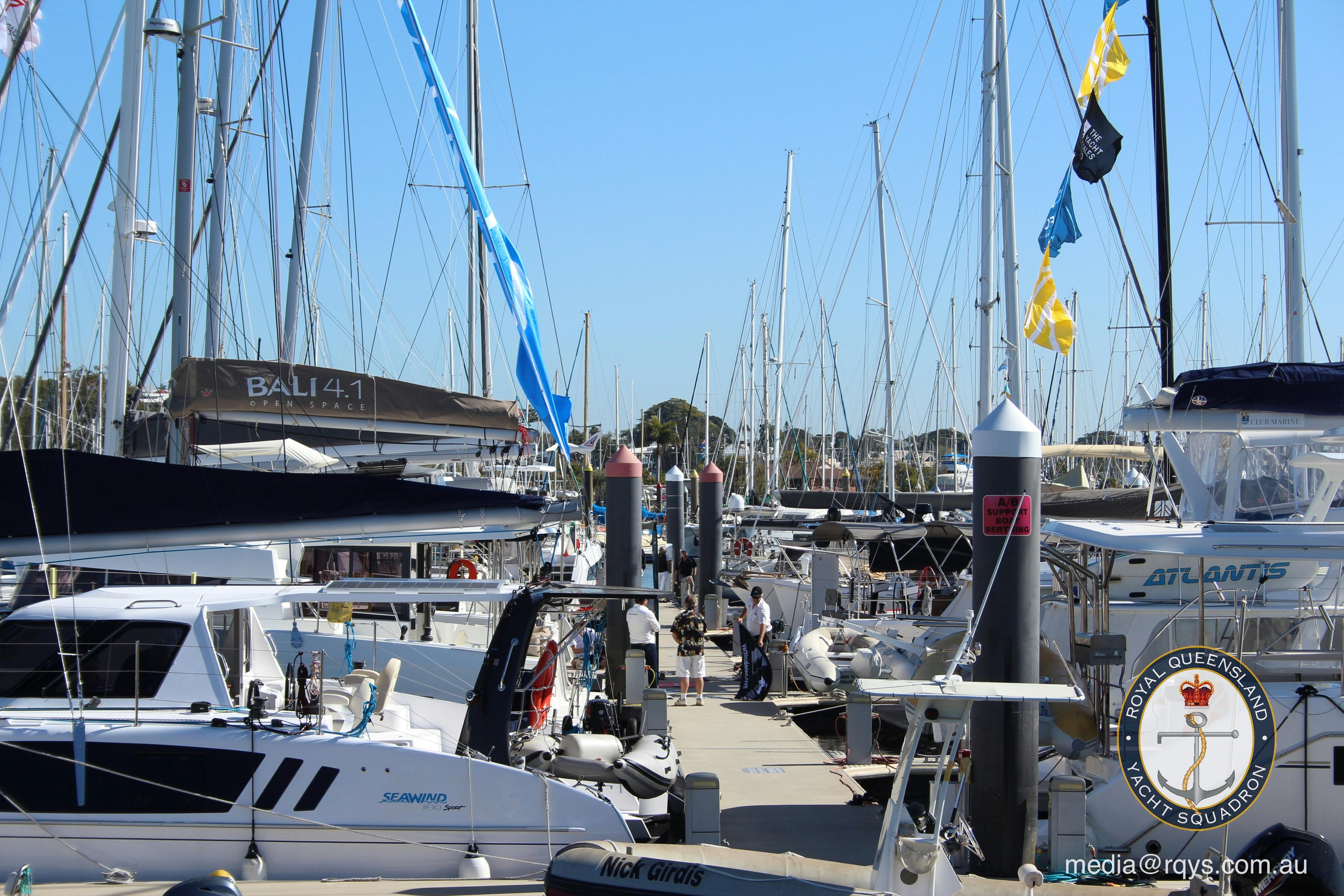 Boats at a marina