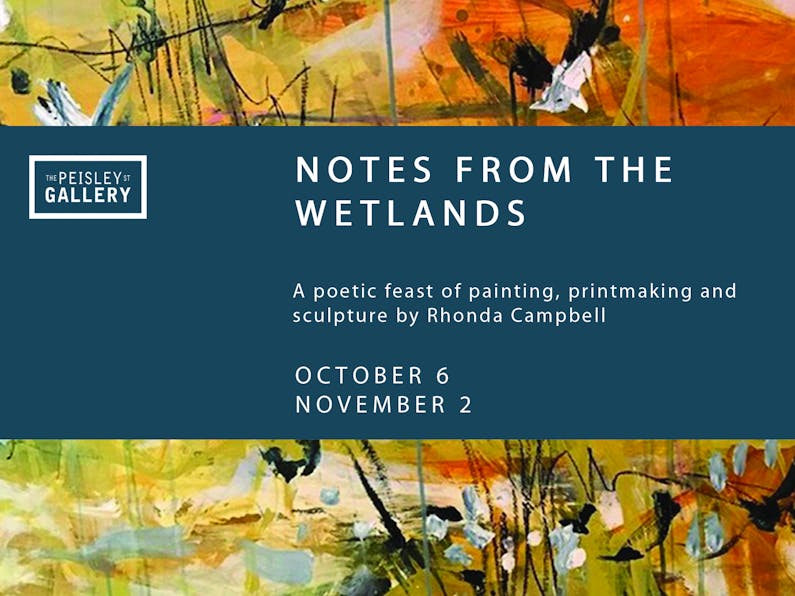Image of the event 'Notes from the Wetlands'