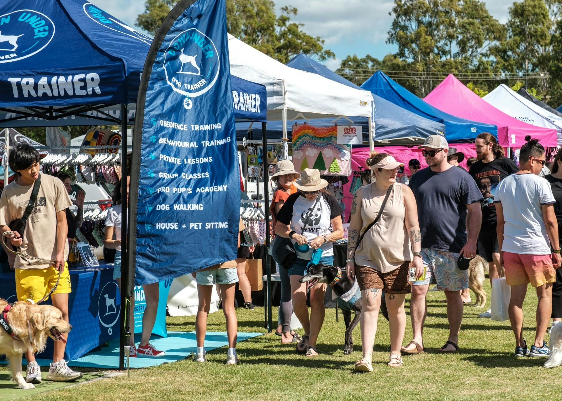 Dogs on the Green Markets Benowa, Gold Coast
