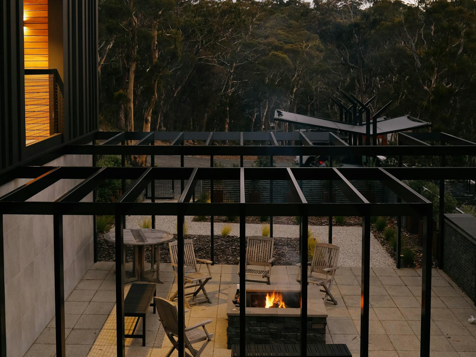 Communal Fire Pit Area