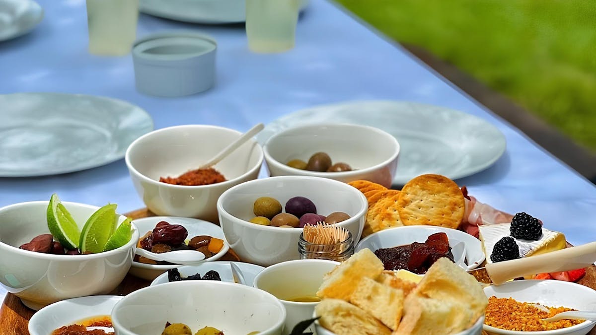 Picnic platters showcasing our farm fresh produce.  our