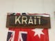 A wooden sign with KRAIT, displayed with the red Australian flag