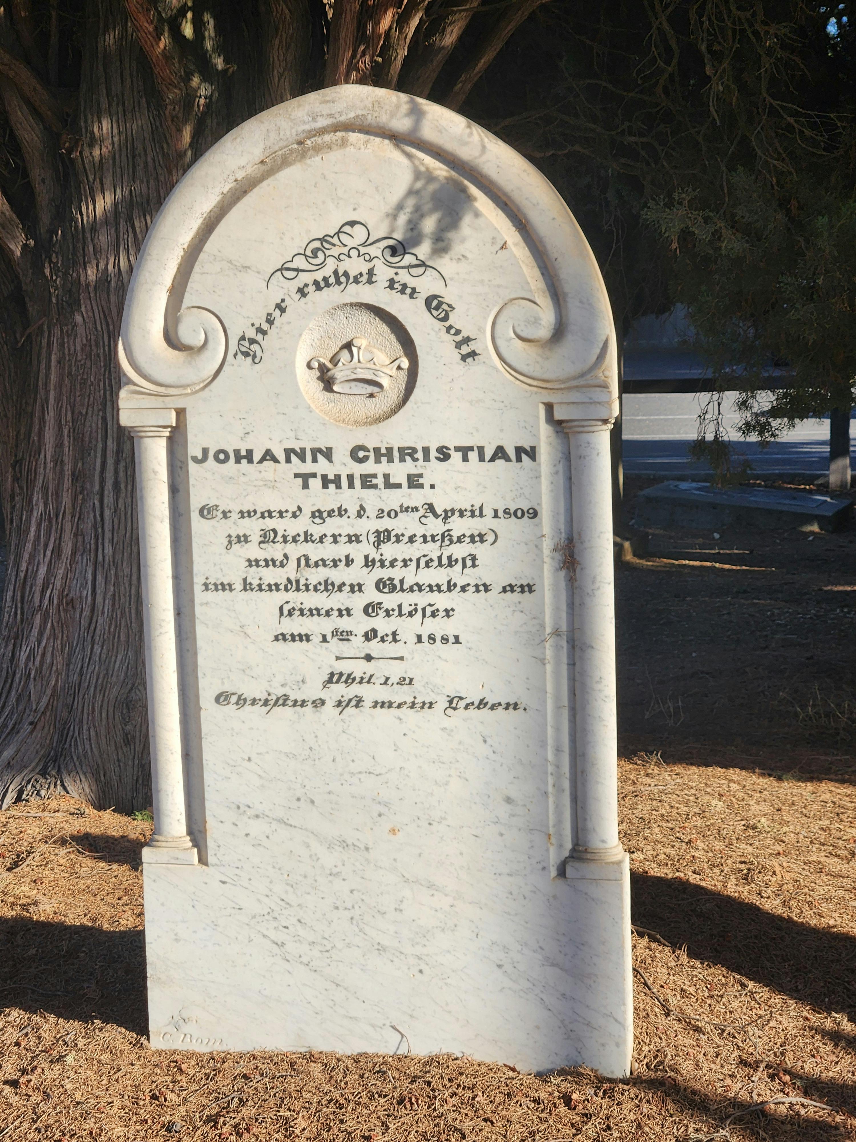 Kaffe and Kuchen Cemetery and Walking Tour